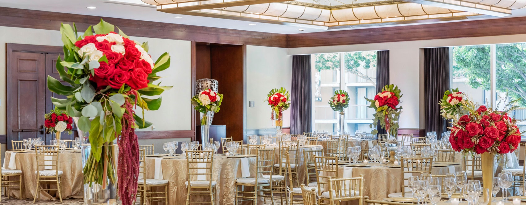 Reception set up.