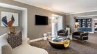 Living room in suite.