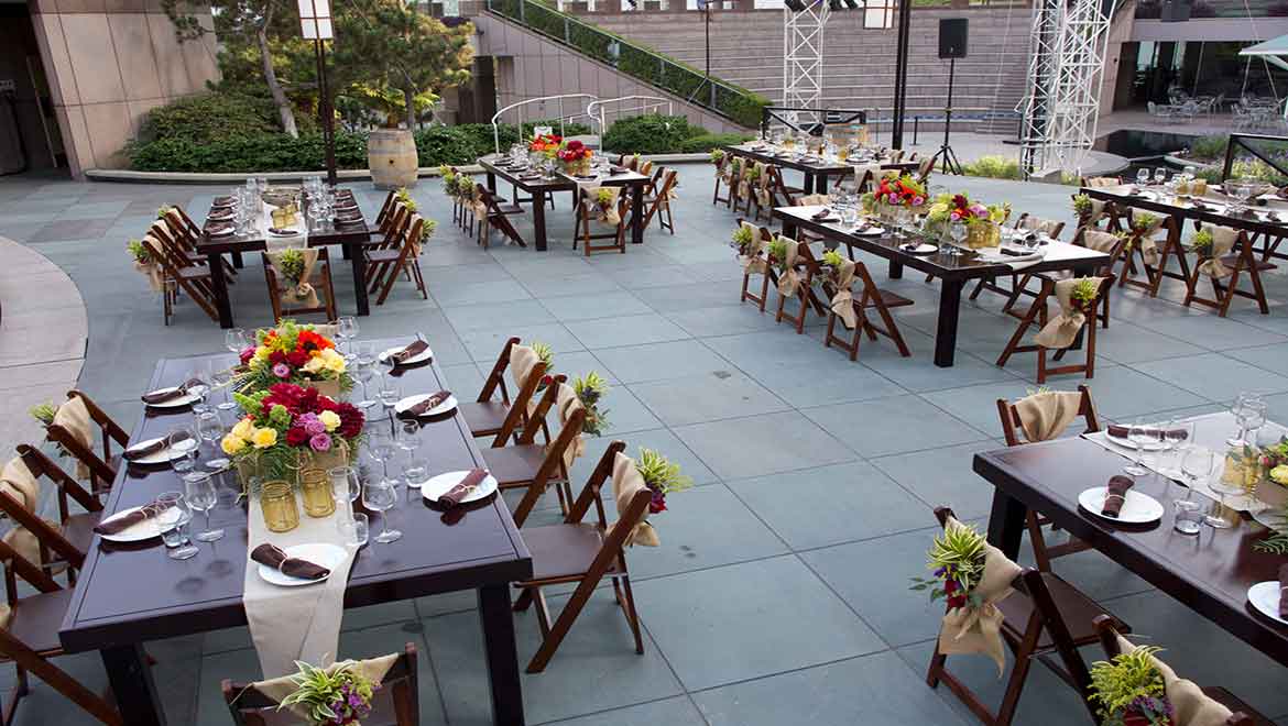 Los Angeles Wedding Venues Omni Los Angeles Hotel