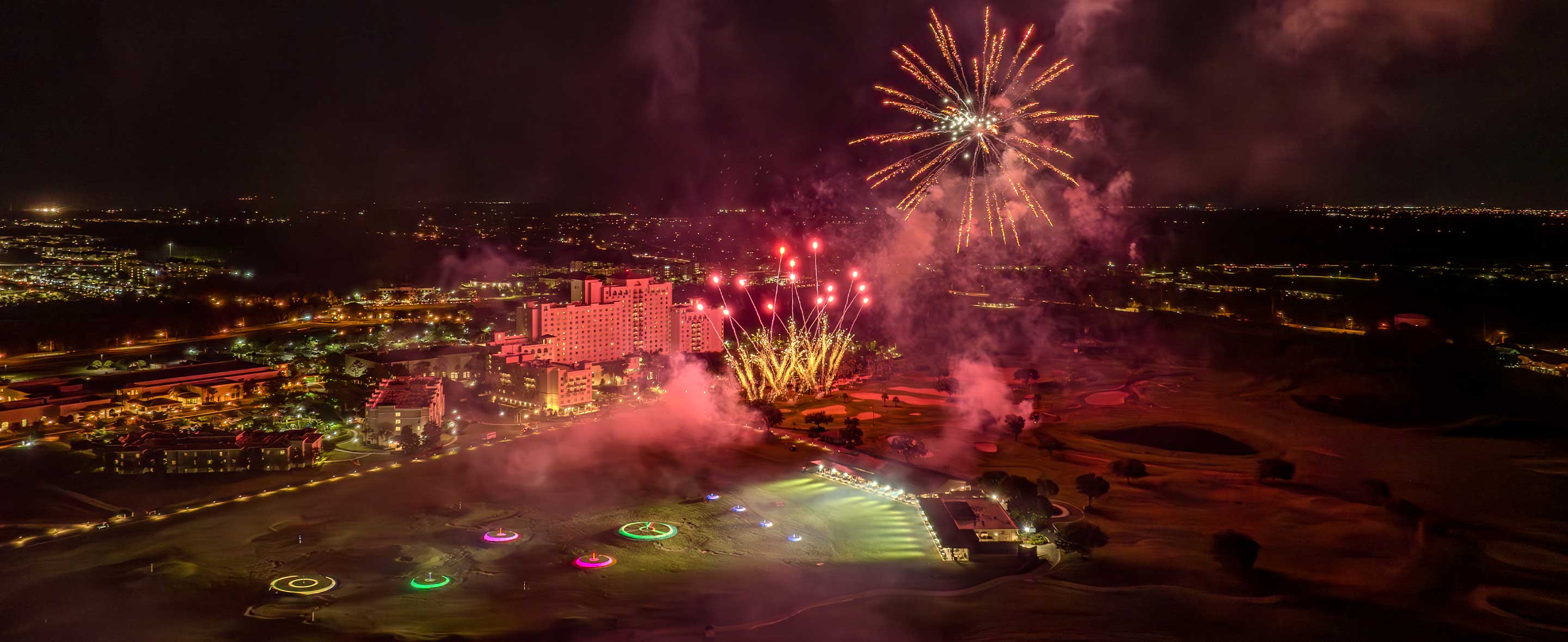 fireworks display