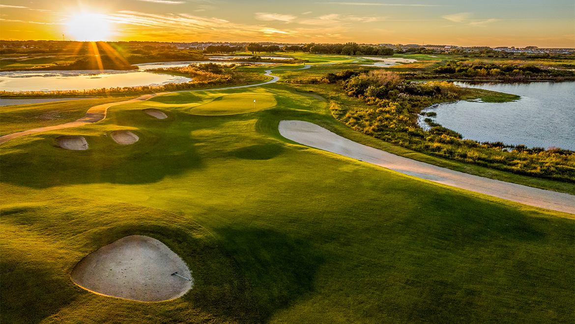 sunset golf course