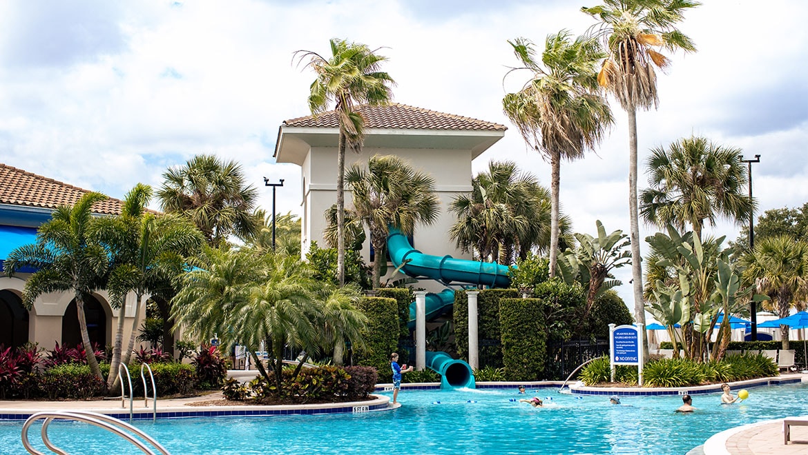 Family Pool and Slide