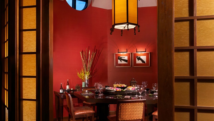 Private dining at Zen restaurant 