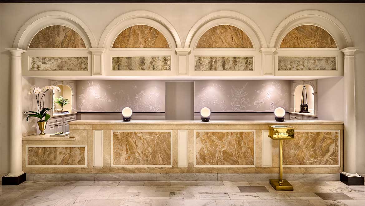 hotel lobby
