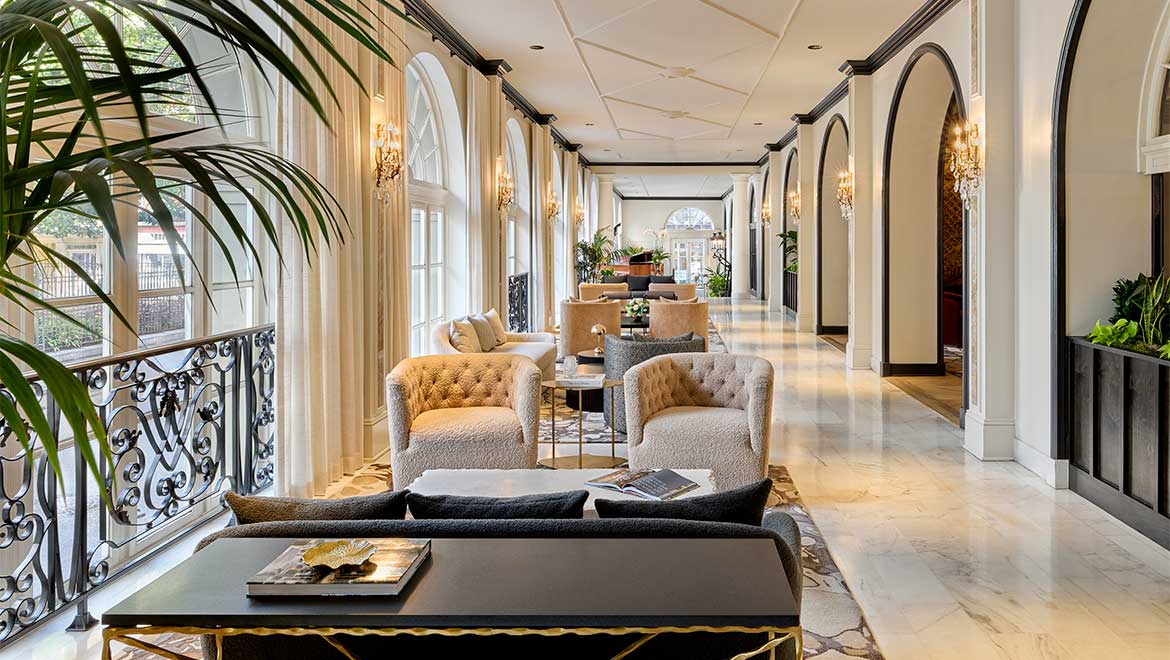 hotel lobby