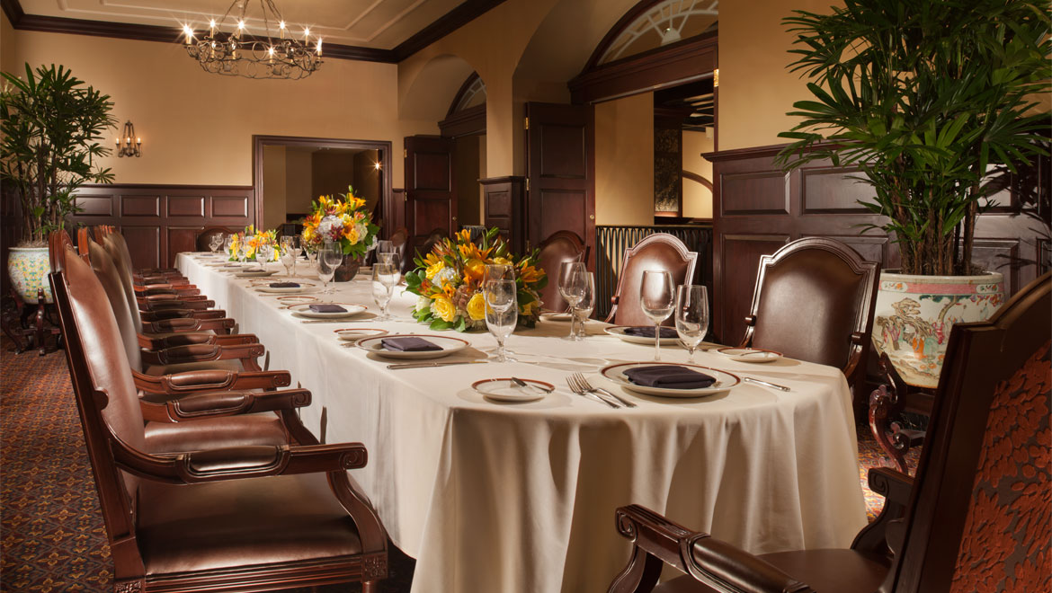 Escoffier dining room at Royal Orleans 