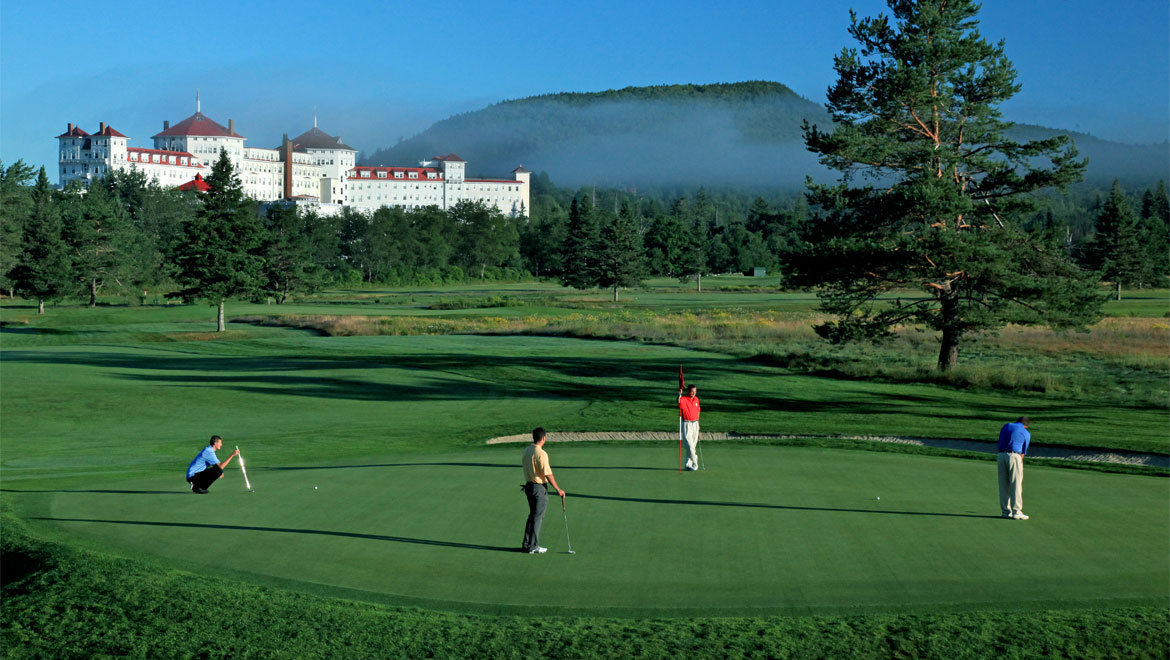 Golfing in Bretton Woods