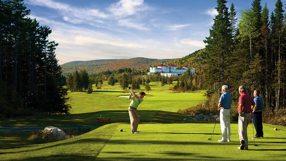 Mount Washington Resort fall golf