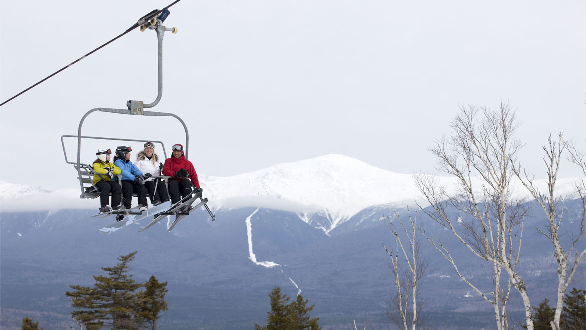 Ski lift at Mount Washington 