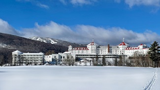 Omni Mount Washington Resort in the snow