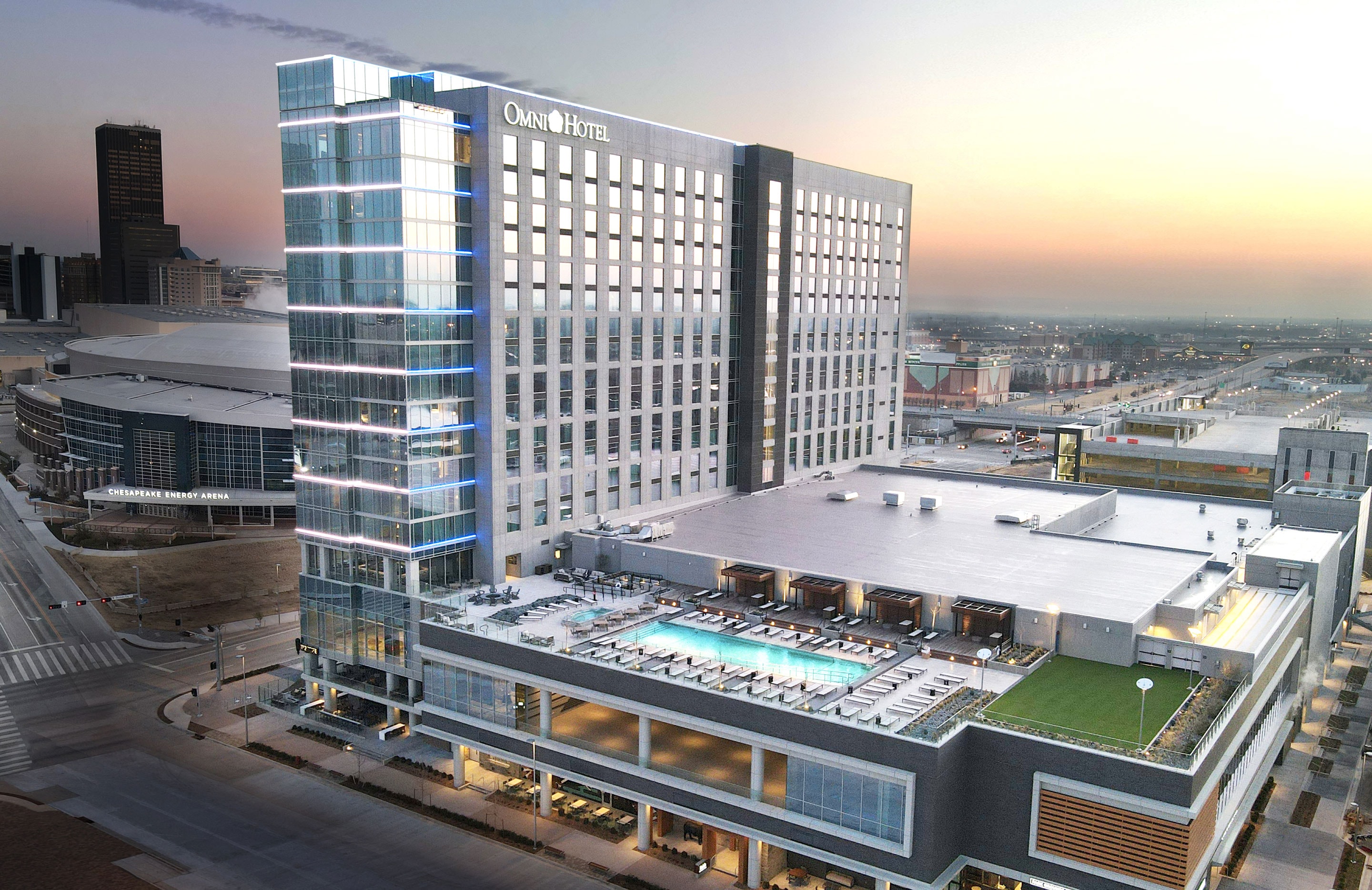 Exterior of hotel
