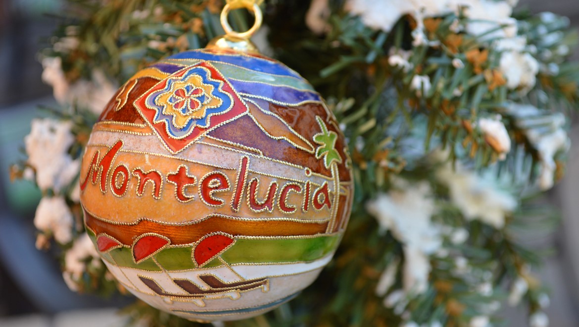 Holiday bulb at Montelucia