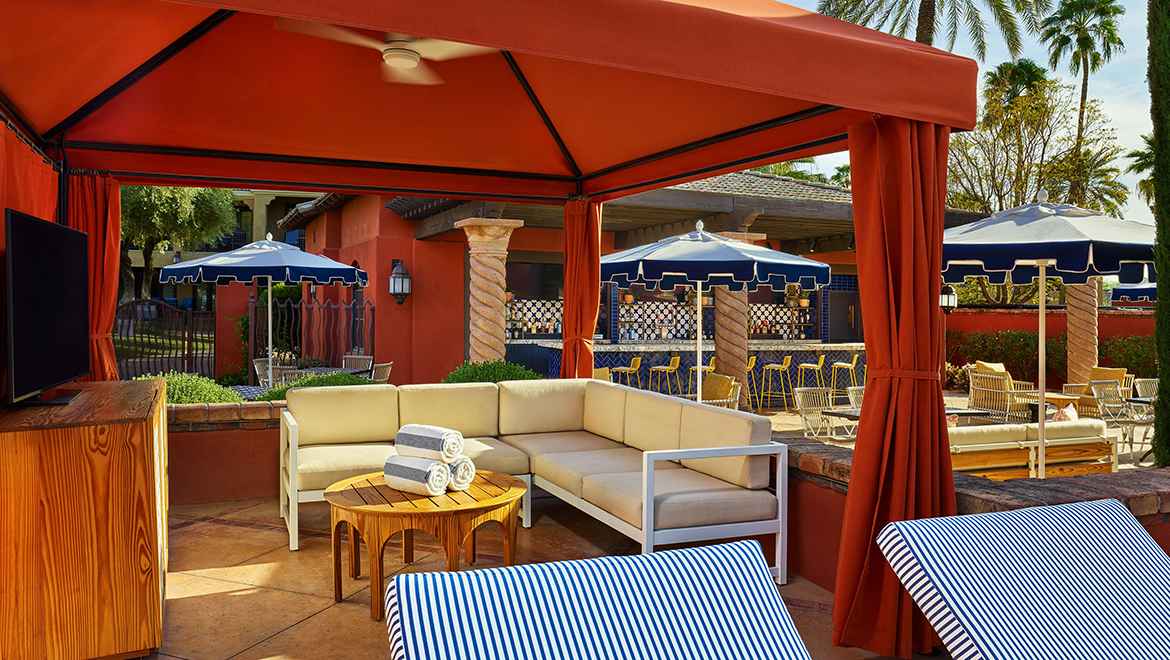 Omni Scottsdale Resort & Spa at Montelucia Pool cabanas