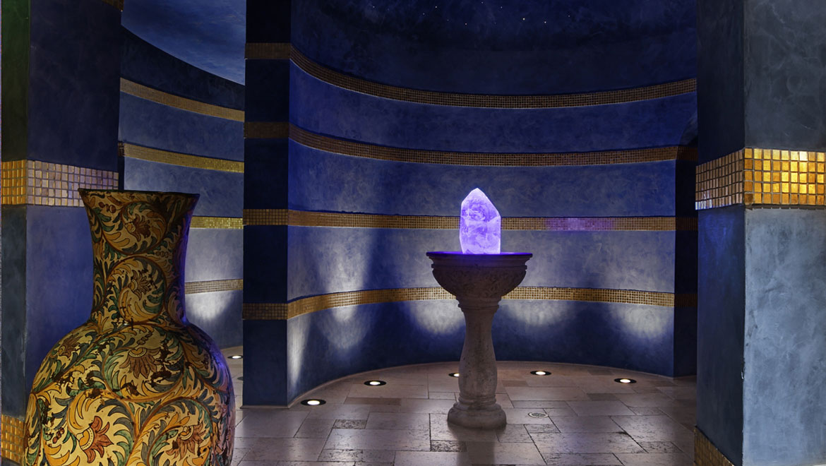 Crystal dome at Joya spa 