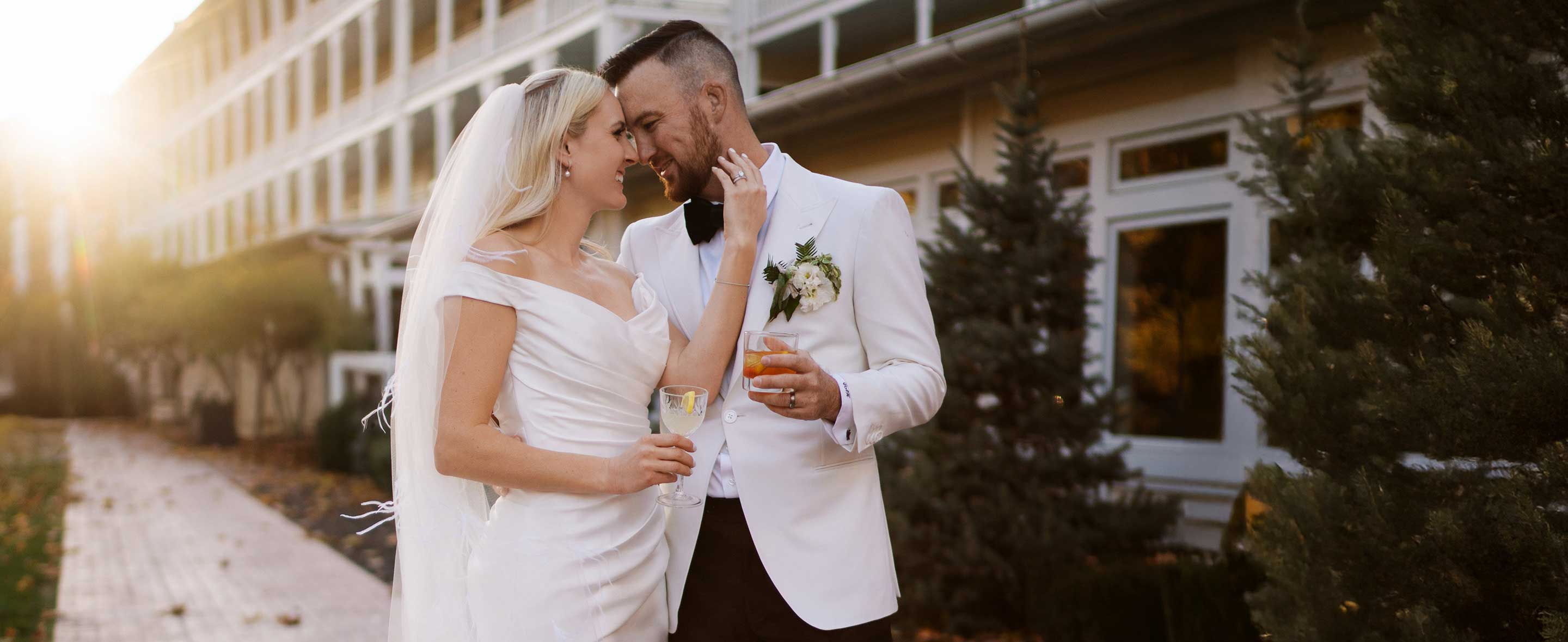Bride and groom