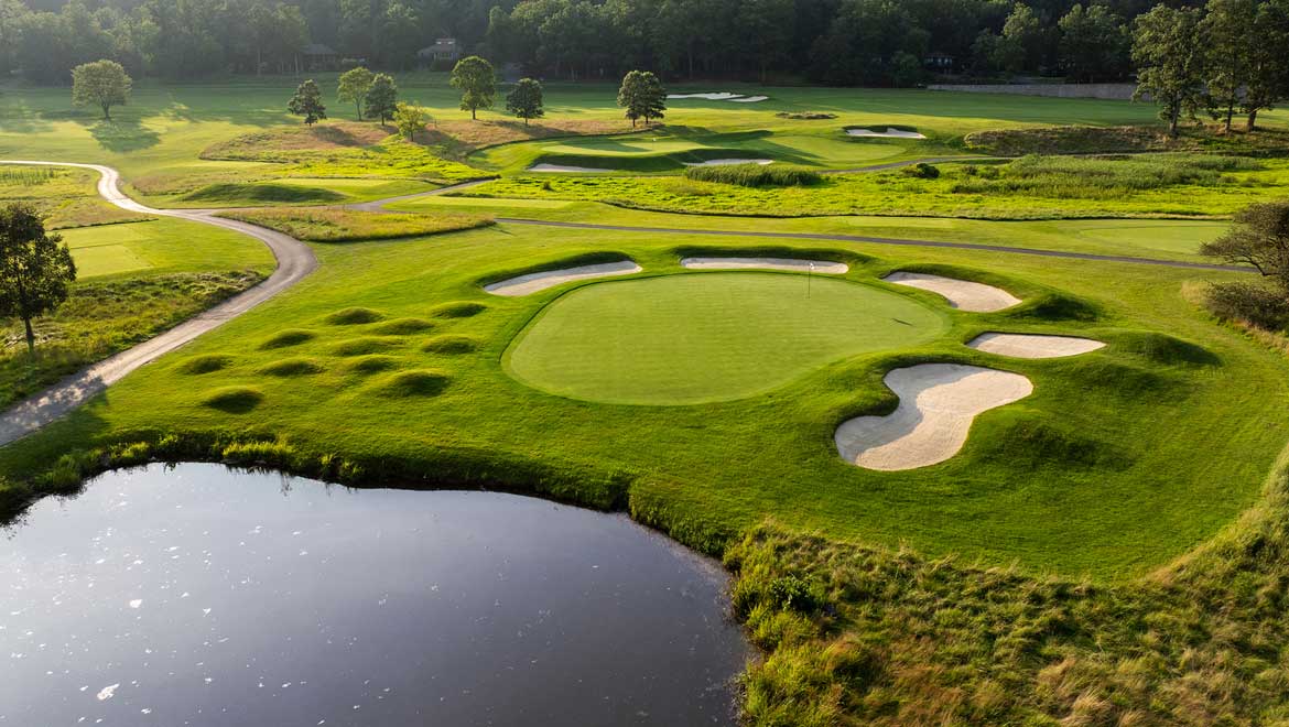Aerial of Hole 14