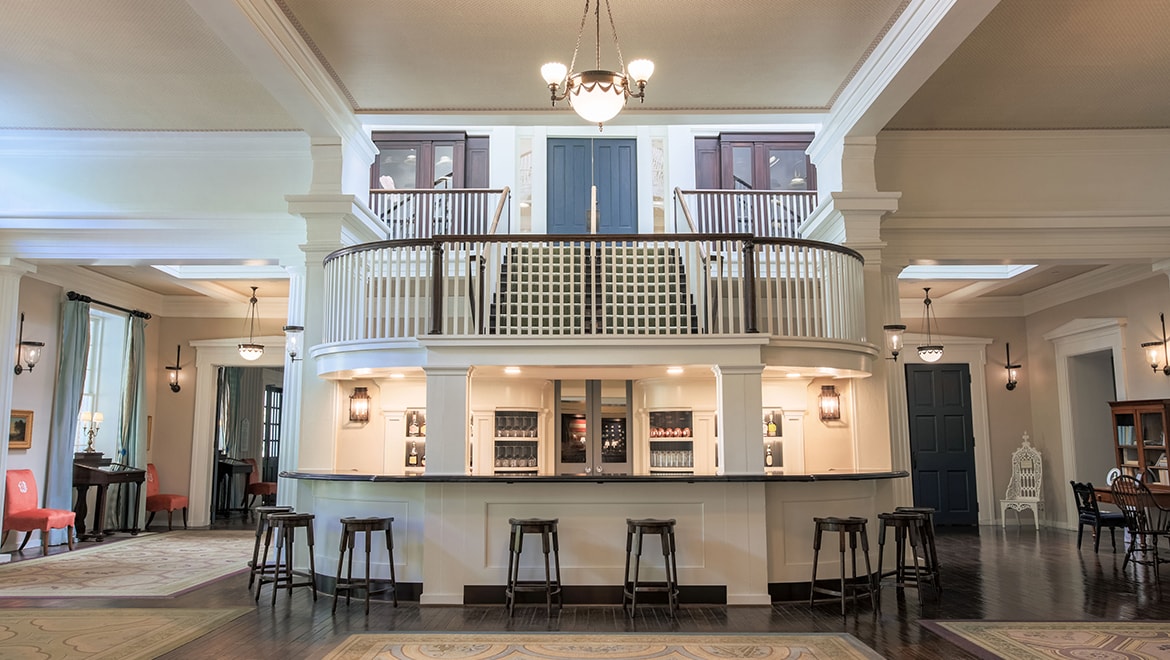 Lobby bar.