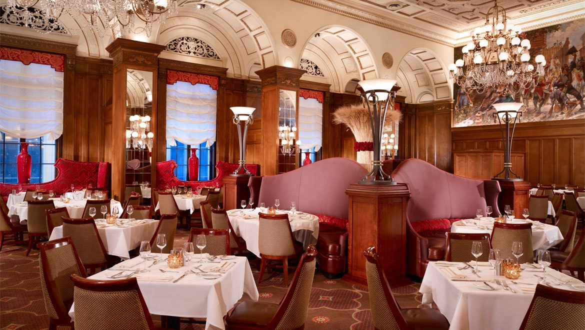 William Penn Hotel terrace room 