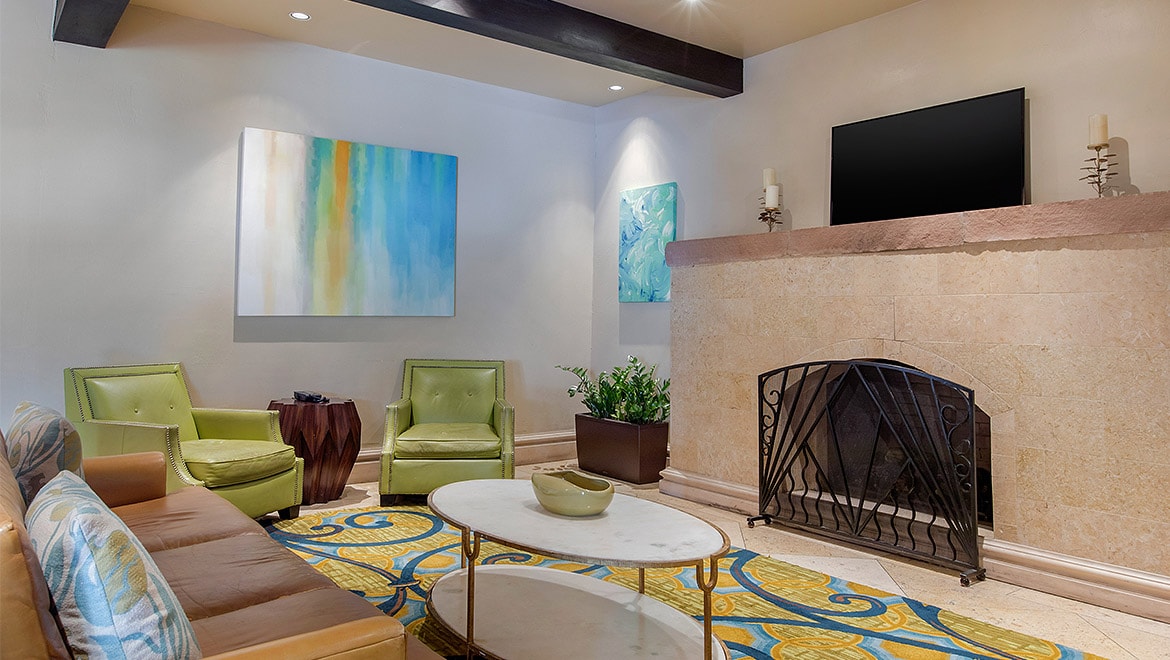 Lobby Fireplace