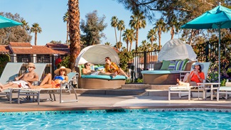People at Pool - Omni Rancho Las Palmas Resort & Spa