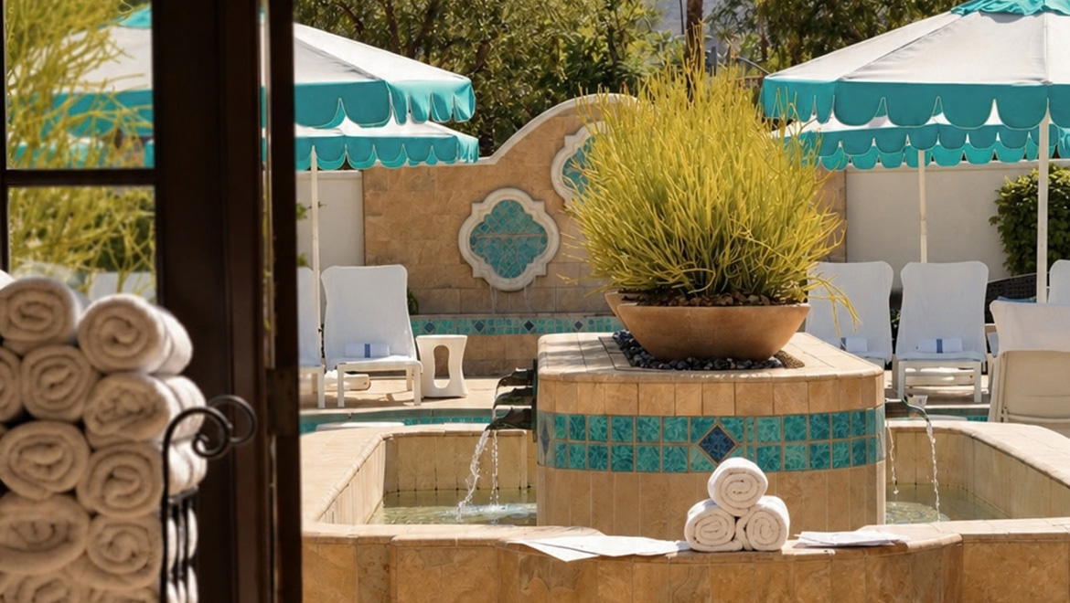 pool entrance