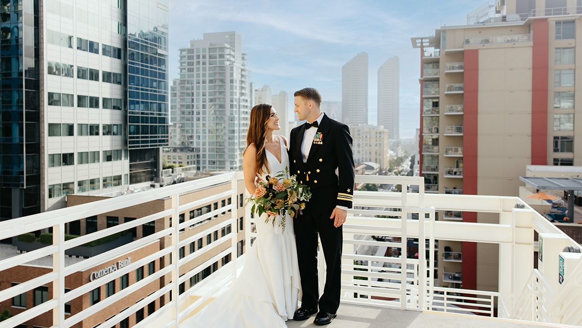 Bride and groom