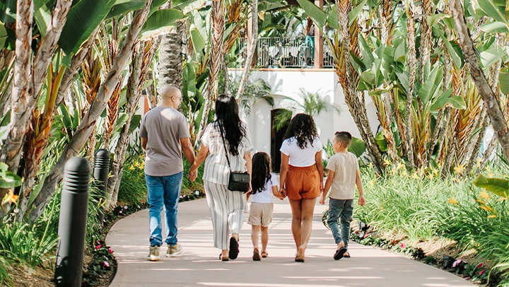 Family walking together - Omni La Costa Resort & Spa