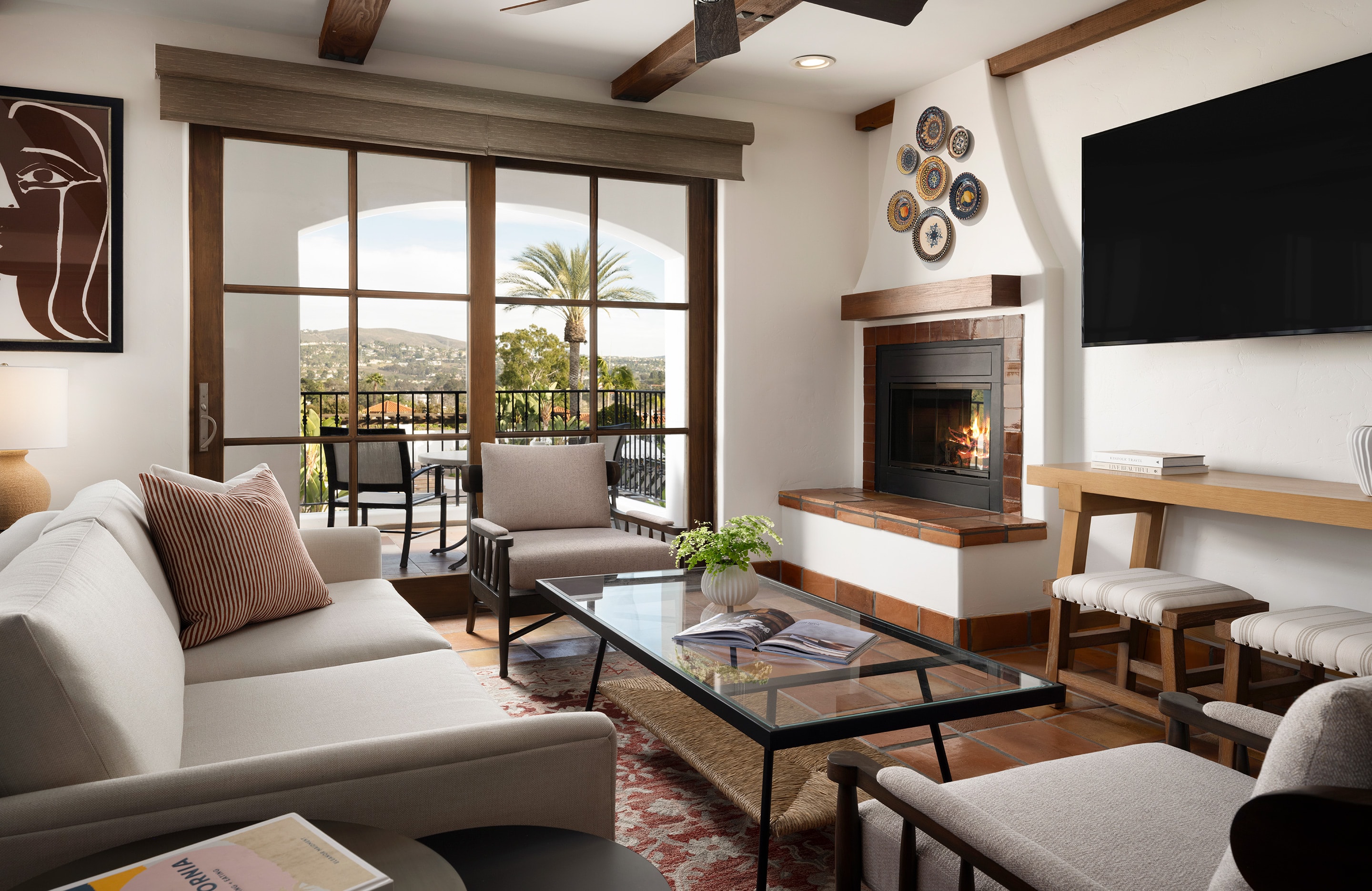 parlor living area
