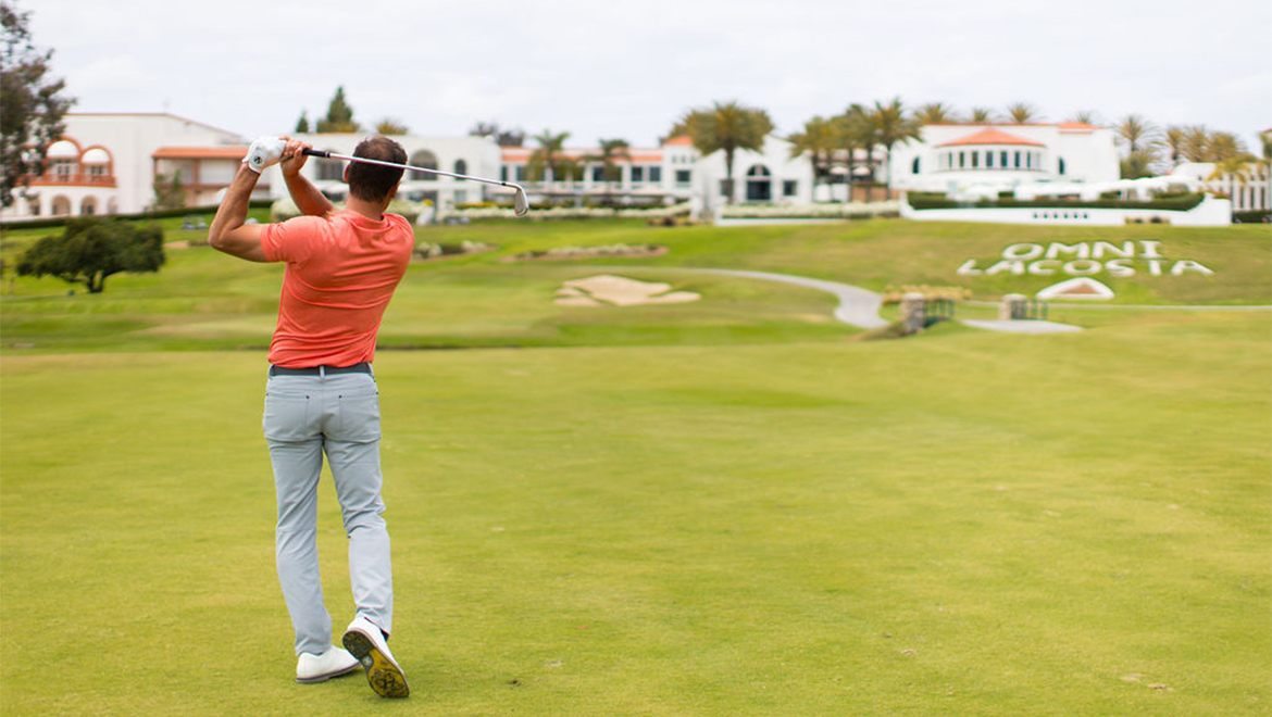 Guy playing golf - Omni La Costa Resort & Spa