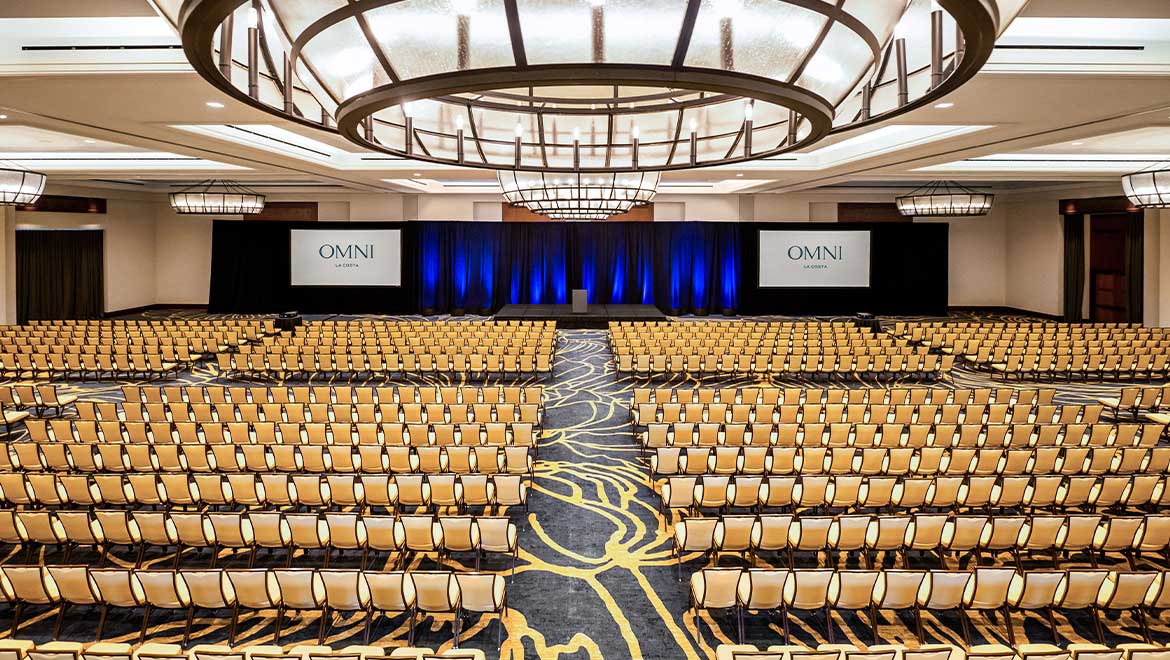 Luna Ballroom Classroom Setting - Omni La Costa Resort