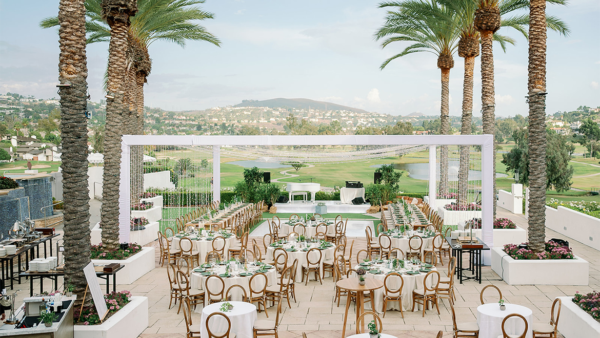 Reception on Valley Promenade, Cate Batchelor Photography - Omni La Costa Resort & Spa