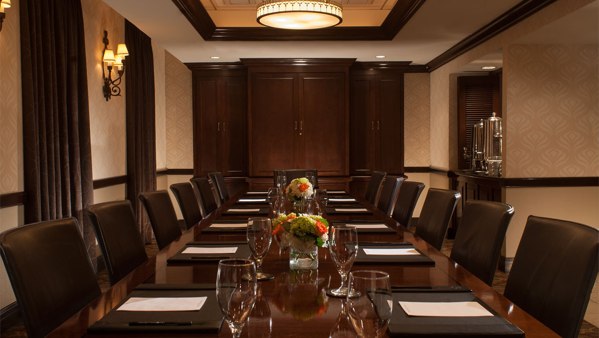 La Mansion board meeting room 