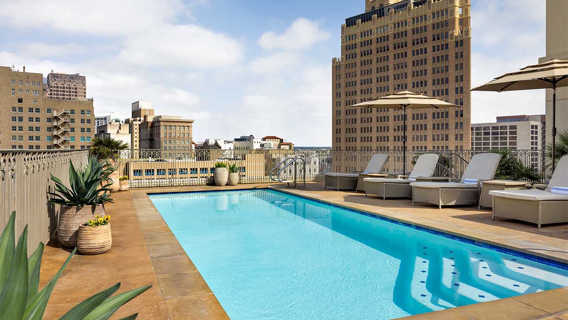 rooftop pool