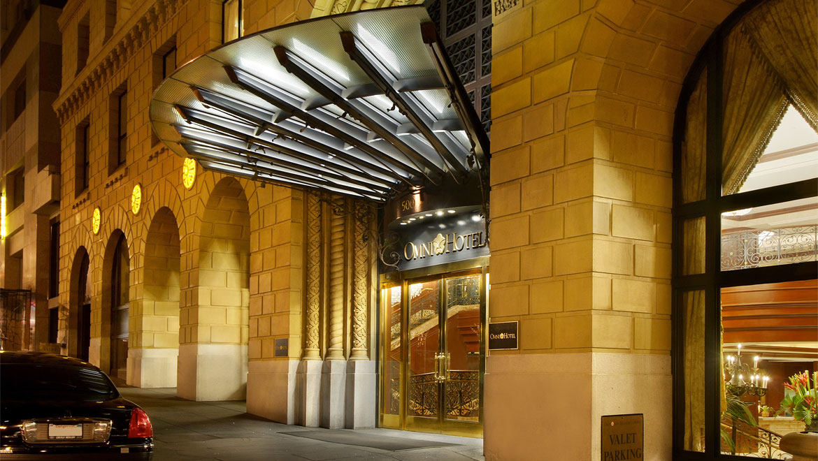 San Francisco Hotel entrance 