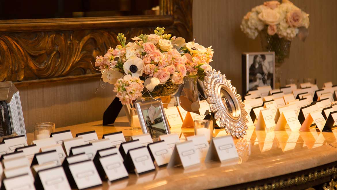 Placecards at Real Wedding