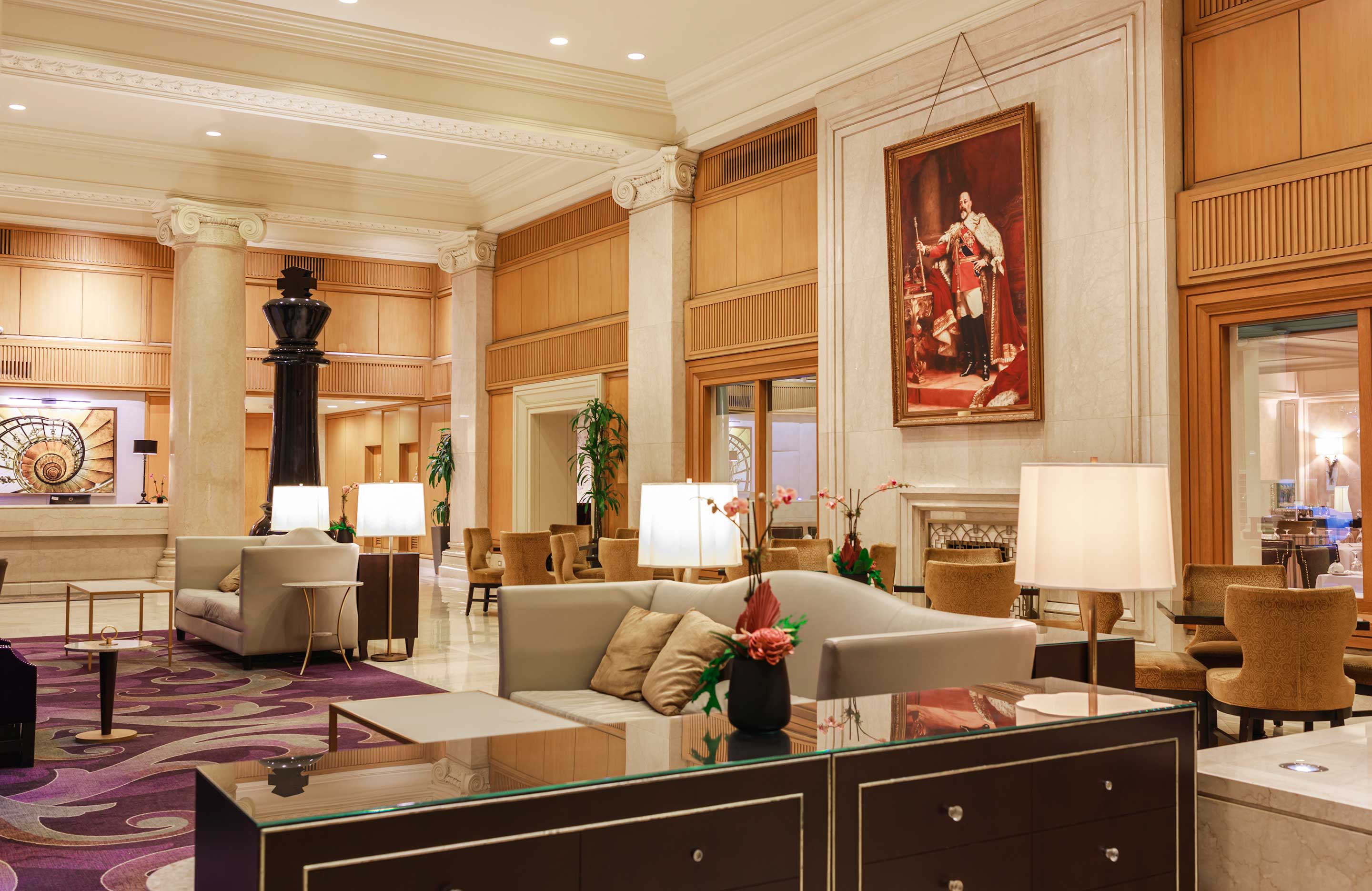 Hotel lobby