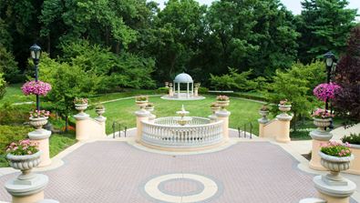 Exterior fountain.