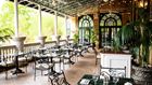 Outdoor dining area