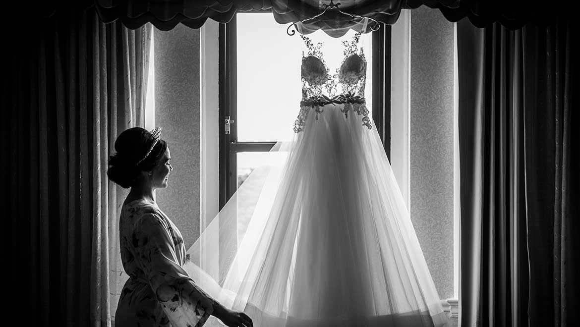 Bride and Wedding Dress