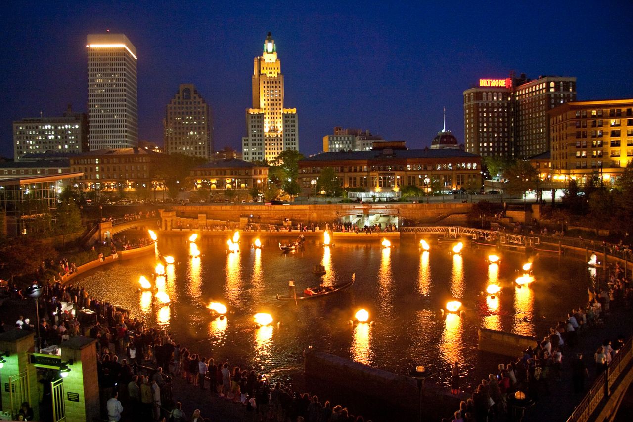 Waterfire  And The Omni Providence Hotel