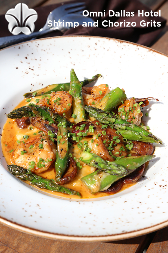 Shrimp and Chorizo Grits Recipe from the Omni Dallas Hotel