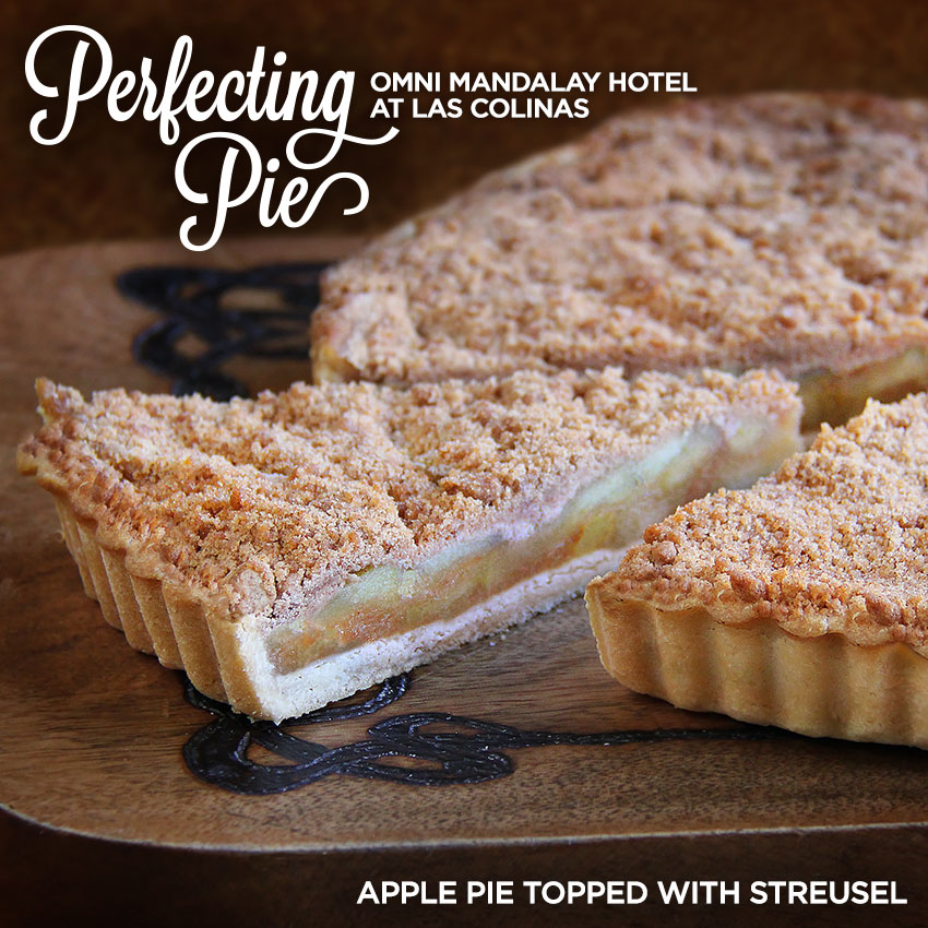 Perfecting Pie - Apple Pie Topped With Streusel
