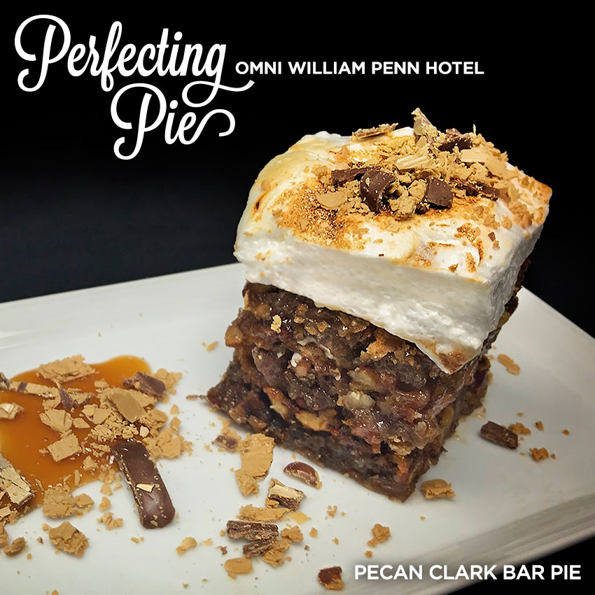 Perfecting Pie - Pecan Clark Bar Pie