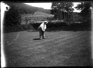 William Howard Taft playing golf