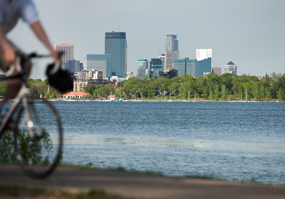 Biking in Minneapolis