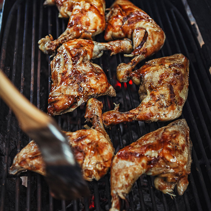 Grilling Jerk Chicken