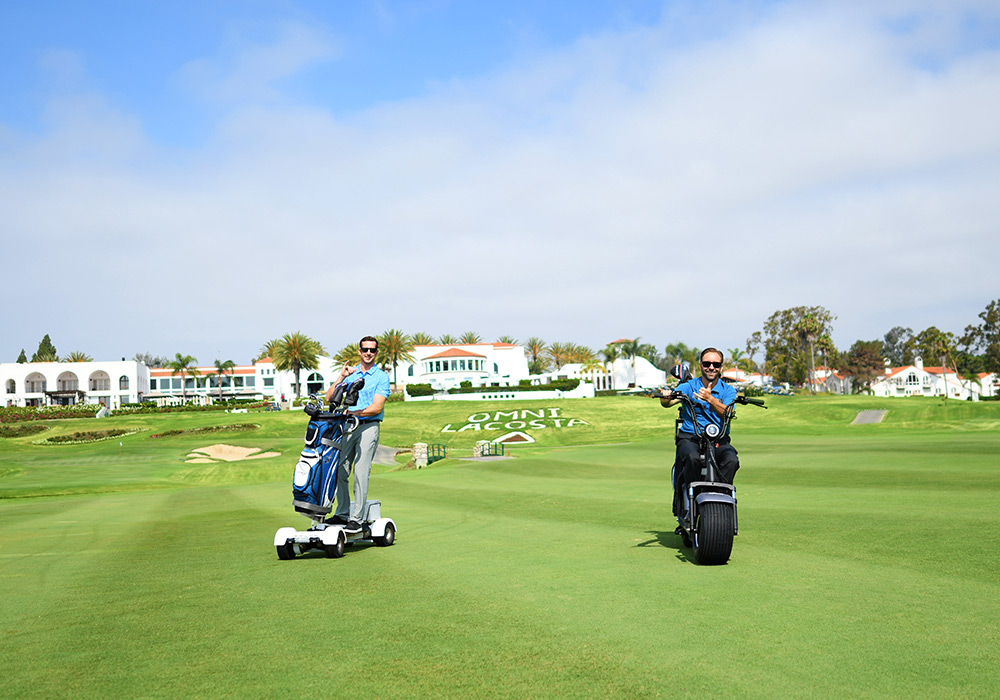 golfing at Omni La Costa Resort & Spa