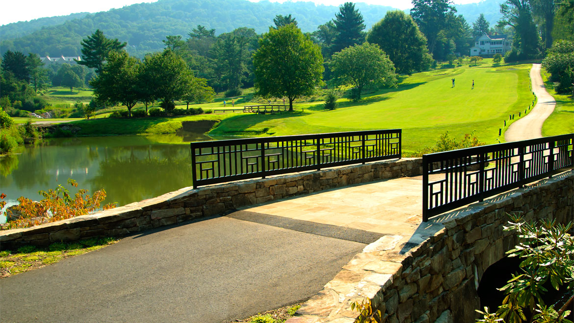 Bridge on Grove Park Inn golf course